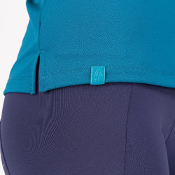 Mouwloze rijpolo dames – technisch, ademend | Aubrion
