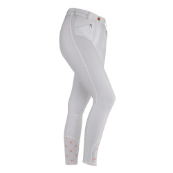 Pantalon d'équitation Thompson femme Shires Aubrion Blanc