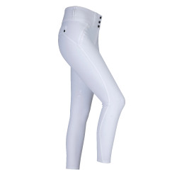 Pantalon d'équitation Optima MX Shires Aubrion Blanc