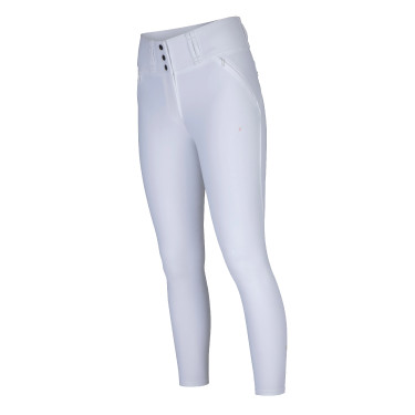 Pantalon d'équitation Optima MX Shires Aubrion Blanc