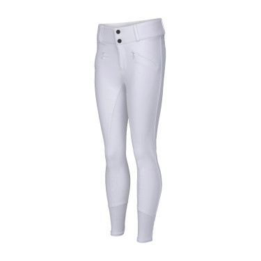 Pantalon d'équitation Optima Gx jeune cavalier Shires Aubrion Blanc Pantalon d'équitation Optima Gx jeune cavalier Shires Aubrion Blanc