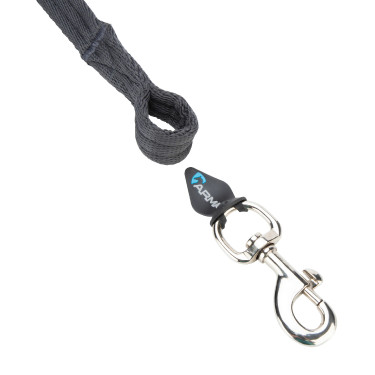 Longe de travail en sangle matelassée Shires Gris