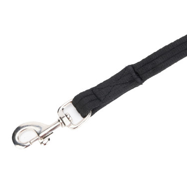 Longe de travail en sangle matelassée Shires Noir Longe de travail en sangle matelassée Shires Noir