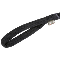 Longe de travail en sangle matelassée Shires Noir