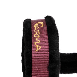 Licol et longe logo Shires Arma Bordeaux