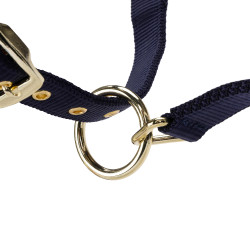 Licol et longe logo Shires Arma Marine Bleu marine