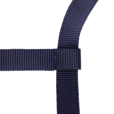 Licol et longe logo Shires Arma Marine Bleu marine
