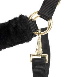 Licol et longe équitation Shires ARMA en fausse fourrure