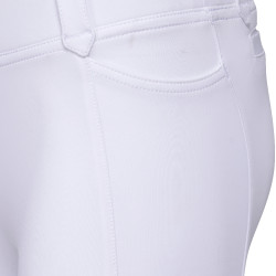 Legging d'équitation Optima MX jeune cavalier Shires Aubrion Blanc Legging d'équitation Optima MX jeune cavalier Shires Aubrion Blanc