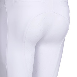 Legging d'équitation Optima MX jeune cavalier Shires Aubrion Blanc Legging d'équitation Optima MX jeune cavalier Shires Aubrion Blanc
