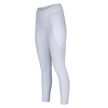 Legging d'équitation Optima Gx Shires Aubrion Blanc Legging d'équitation Optima Gx Shires Aubrion Blanc