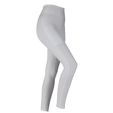 Legging d'équitation Hudson Shires Aubrion Blanc
