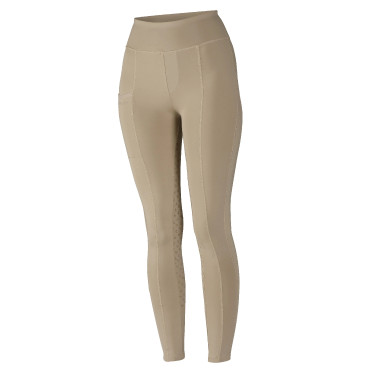 Legging d'équitation Hudson Shires Aubrion Beige