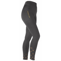 Legging d'équitation hiver Porter Shires Aubrion Noir de jais
