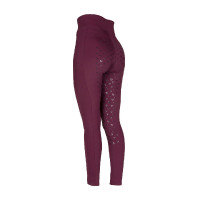 Legging d'équitation Eltar jeune cavalier Shires Aubrion Noir cerise