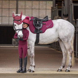 Rijlegging Eltar jonge ruiter Shires Aubrion Zwart kersenrood Rijlegging Eltar jonge ruiter Shires Aubrion Zwart kersenrood