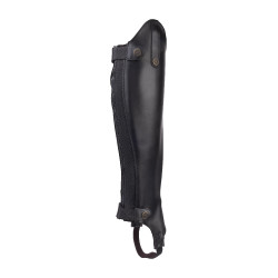 Mini-chaps synthétiques adulte Shires Moretta Noir