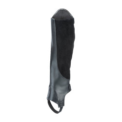 Mini-chaps synthétiques adulte Shires Moretta Noir