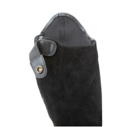 Mini-chaps synthétiques adulte Shires Moretta Noir