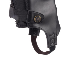 Mini-chaps synthétiques adulte Shires Moretta Noir