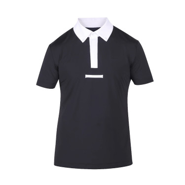 Heren wedstrijdshirt paardrijden met rits – Aubrion Optima MX