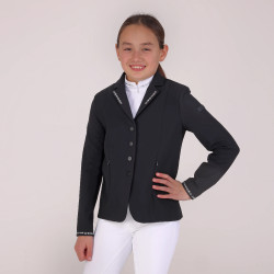 Veste de concours Optima LX jeune cavalier Shires Aubrion Noir