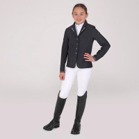 Veste de concours Optima LX jeune cavalier Shires Aubrion Noir