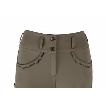 Pantalon Pikeur Laure grip genoux Aw25 3035 taille haute femme Pantalon Pikeur Laure grip genoux Aw25 3035 taille haute femme