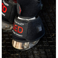 Horseware set van 4 mini LED-roodlichttherapiebandages Zwart / zwart