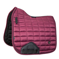 Tapis de selle de dressage Eltar Satin Shires Arma Noir cerise Tapis de selle de dressage Eltar Satin Shires Arma Noir cerise