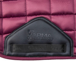 Tapis de selle de dressage Eltar Satin Shires Arma Noir cerise Tapis de selle de dressage Eltar Satin Shires Arma Noir cerise