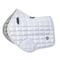 Tapis de selle d'obstacle Eltar Satin Shires Arma Blanc Tapis de selle d'obstacle Eltar Satin Shires Arma Blanc