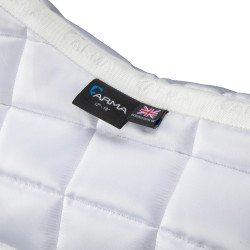 Tapis de selle d'obstacle Eltar Satin Shires Arma Blanc Tapis de selle d'obstacle Eltar Satin Shires Arma Blanc