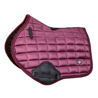 Tapis de selle d'obstacle Eltar Satin Shires Arma Noir cerise
