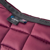 Tapis de selle d'obstacle Eltar Satin Shires Arma Noir cerise