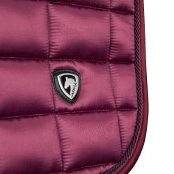 Tapis de selle d'obstacle Eltar Satin Shires Arma Noir cerise