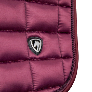 Tapis de selle d'obstacle Eltar Satin Shires Arma Noir cerise