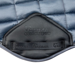 Tapis de selle d'obstacle Eltar Satin Shires Arma Gris