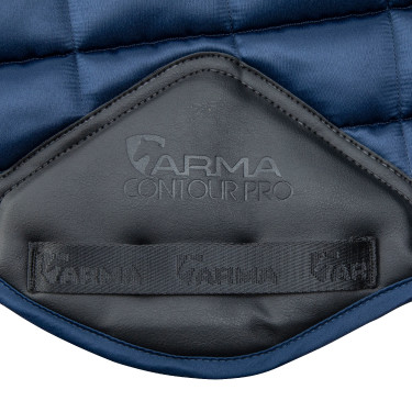 Tapis de selle d'obstacle Eltar Satin Shires Arma Marine Bleu marine