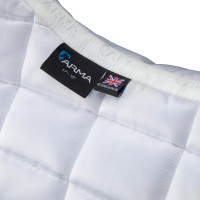 Tapis de selle Eltar Satin Shires Arma Blanc