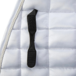 Tapis de selle Eltar Satin Shires Arma Blanc