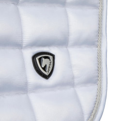 Tapis de selle Eltar Satin Shires Arma Blanc