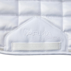 Tapis de selle Eltar Satin Shires Arma Blanc