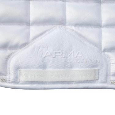 Tapis de selle Eltar Satin Shires Arma Blanc