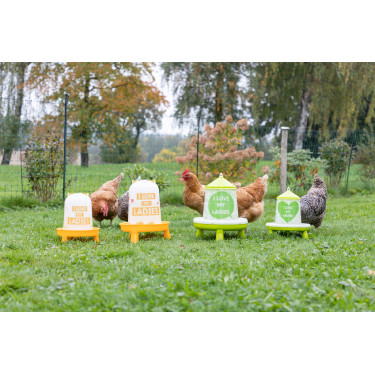 Voederbak met Ladies-motief