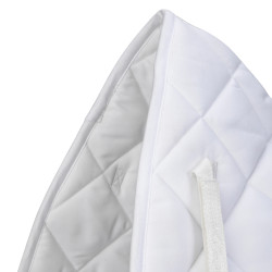 Tapis de selle Comfort Lite Shires Arma Blanc Tapis de selle Comfort Lite Shires Arma Blanc