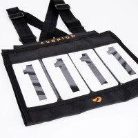 Set Shires Aubrion startnummers Zwart