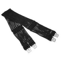 Sangle tressée Shires Arma Noir Sangle tressée Shires Arma Noir