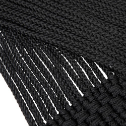 Sangle tressée Shires Arma Noir Sangle tressée Shires Arma Noir