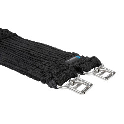 Sangle tressée Shires Arma Noir Sangle tressée Shires Arma Noir
